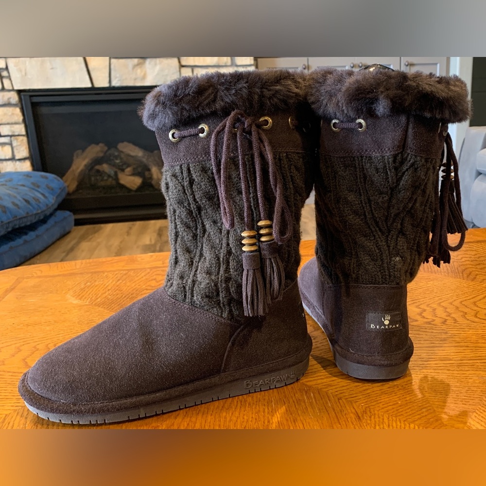 Bearpaw Constantine Solid knit Chocolate